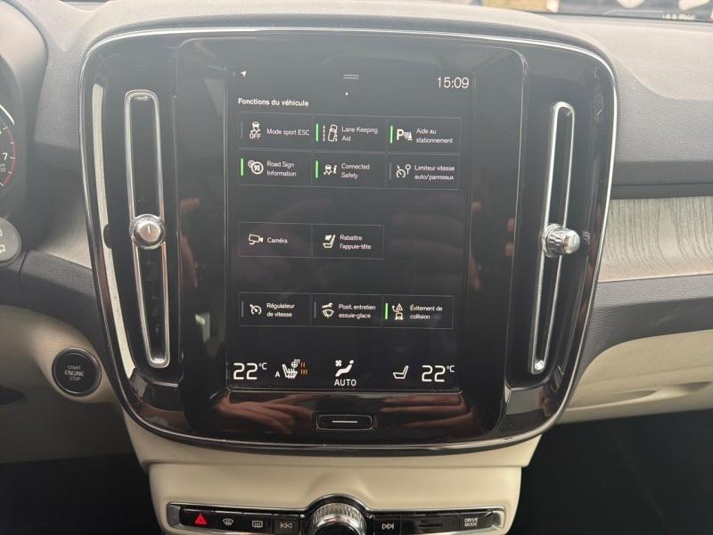 Image VOLVO XC40 T3 163ch Inscription Luxe Geatronic 8