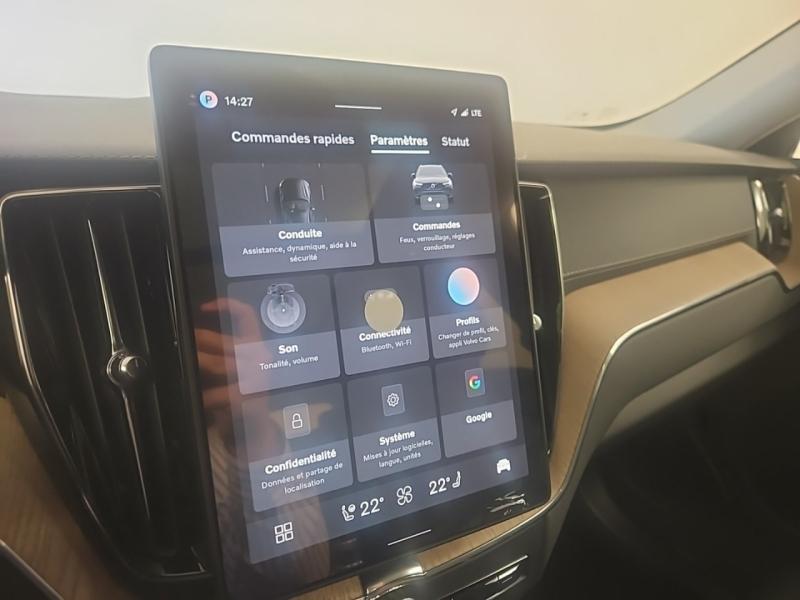 Image VOLVO XC60 T6 Hybride Rechargeable 350ch Ultra Style Dark Geartronic 8 AWD