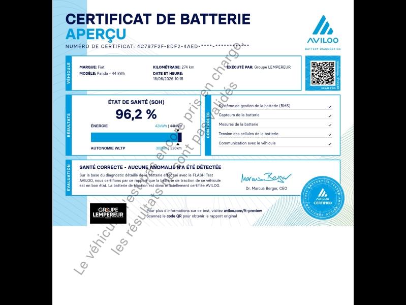 Image FIAT Grande Panda Electrique 113ch La Prima