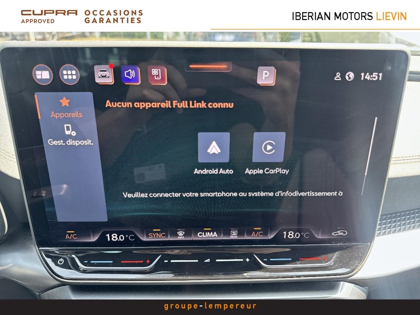 Image CUPRA Formentor 1.5 eTSI Hybrid 150ch V DSG7