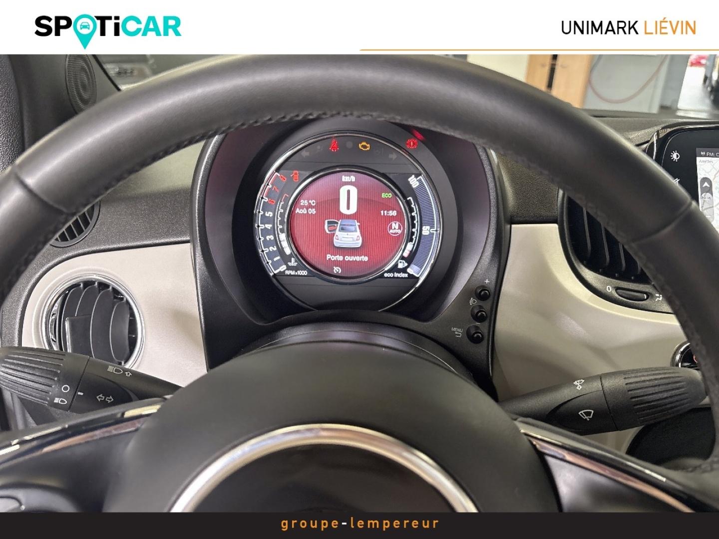 Image FIAT 500 1.2 8v 69ch Eco Pack Lounge 109g