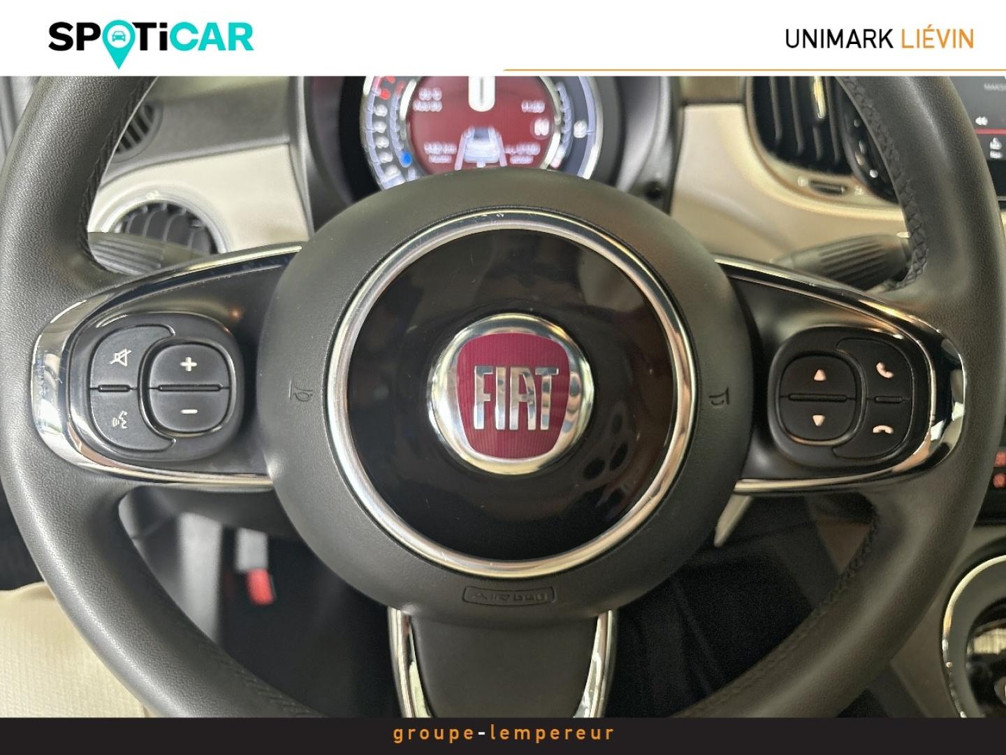 Image FIAT 500 1.2 8v 69ch Eco Pack Lounge 109g