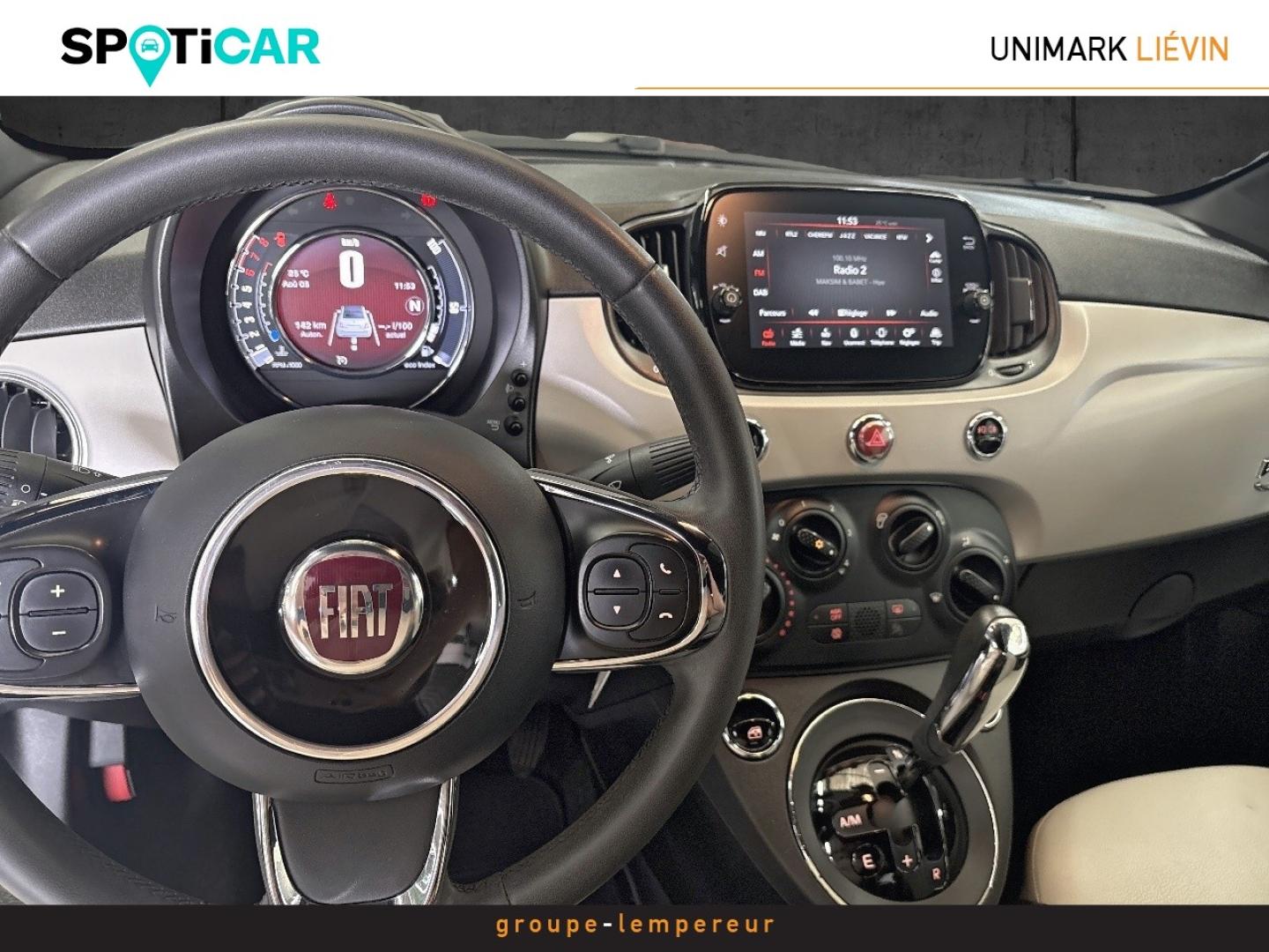 Image FIAT 500 1.2 8v 69ch Eco Pack Lounge 109g