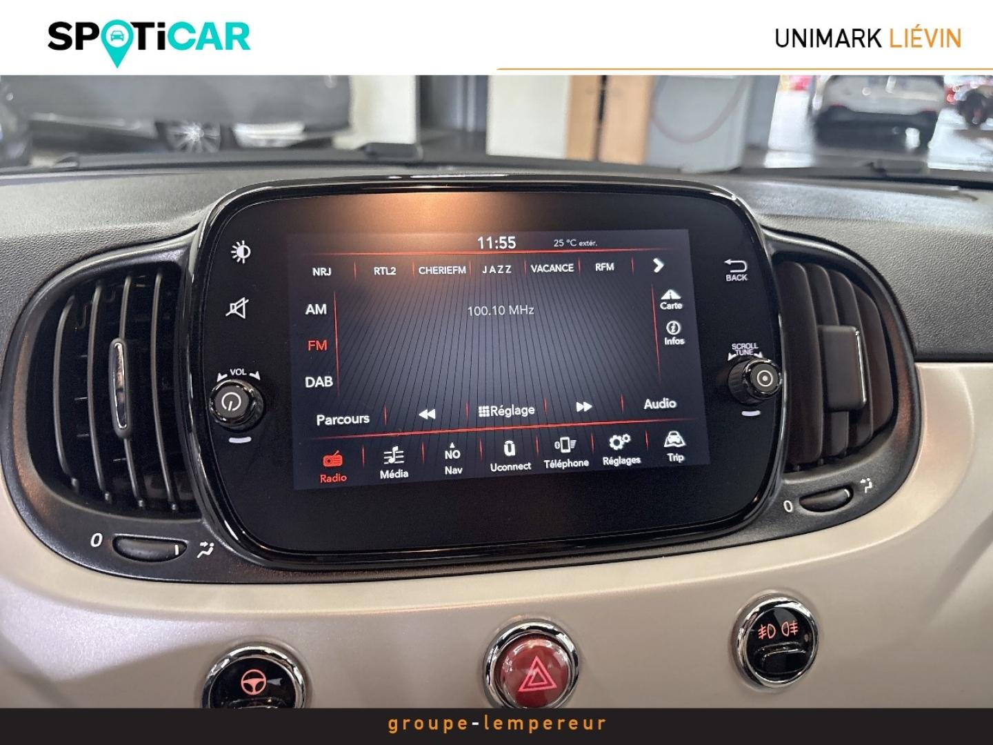 Image FIAT 500 1.2 8v 69ch Eco Pack Lounge 109g