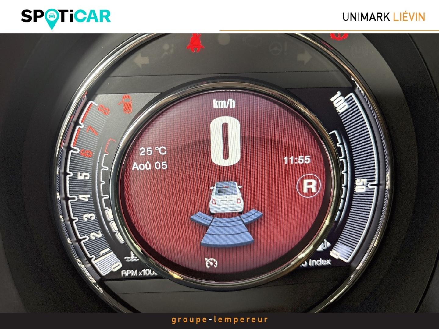 Image FIAT 500 1.2 8v 69ch Eco Pack Lounge 109g