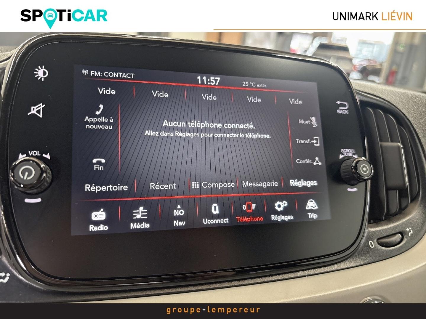 Image FIAT 500 1.2 8v 69ch Eco Pack Lounge 109g