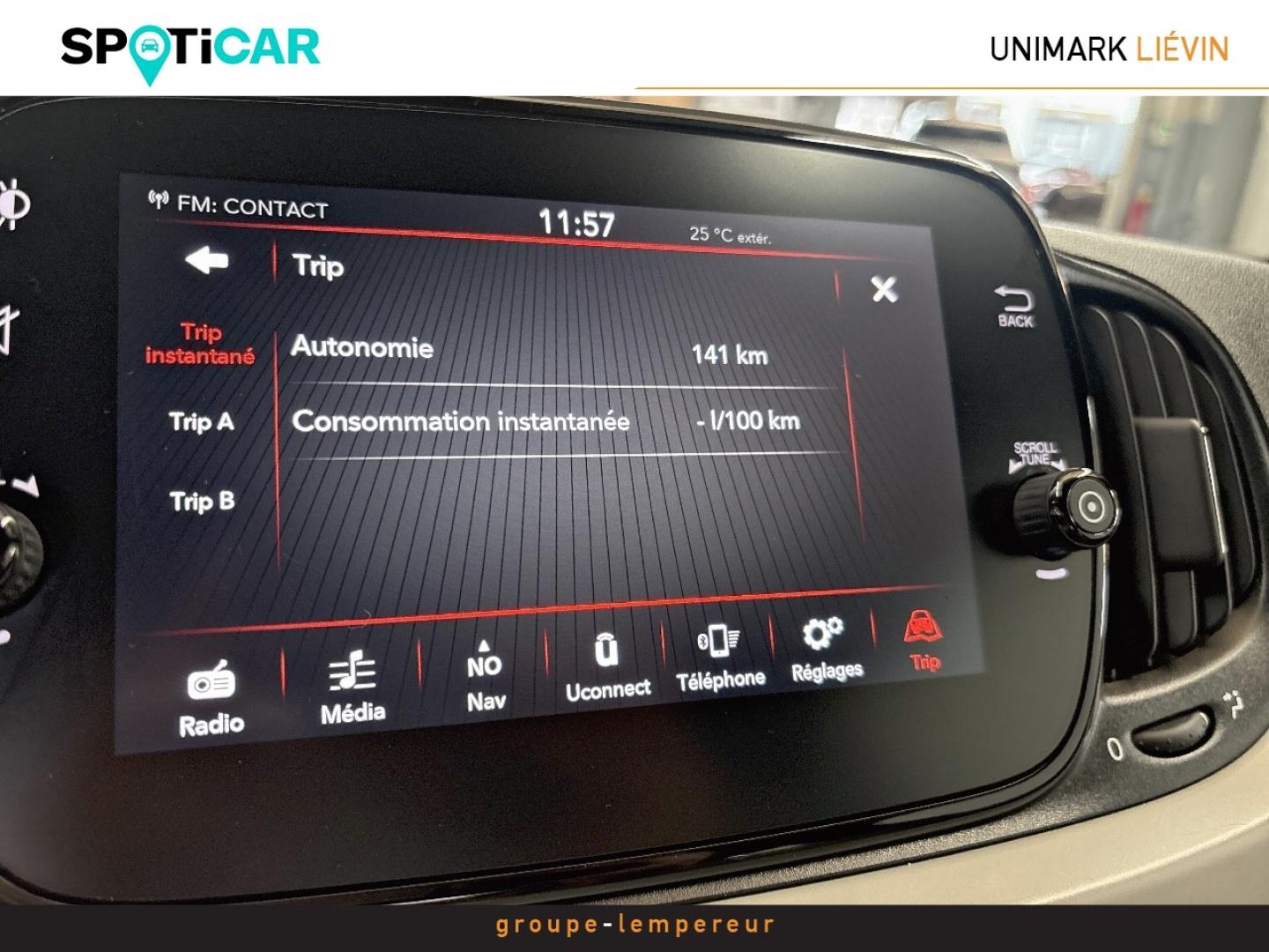Image FIAT 500 1.2 8v 69ch Eco Pack Lounge 109g
