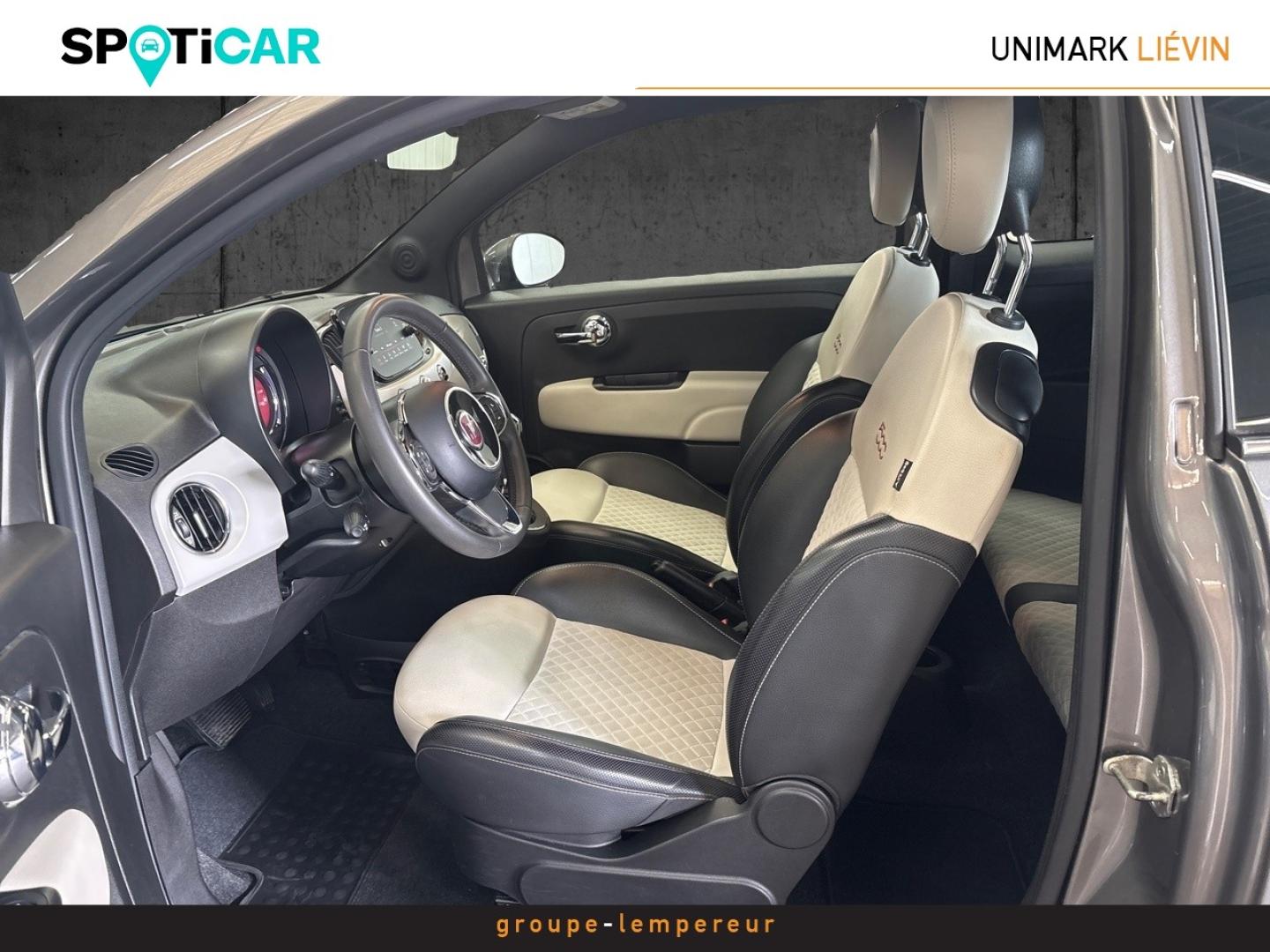 Image FIAT 500 1.2 8v 69ch Eco Pack Lounge 109g
