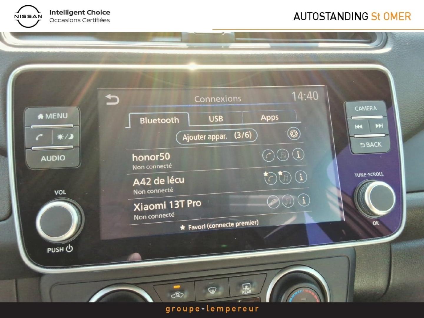Image NISSAN Leaf 150ch 40kWh Acenta 22