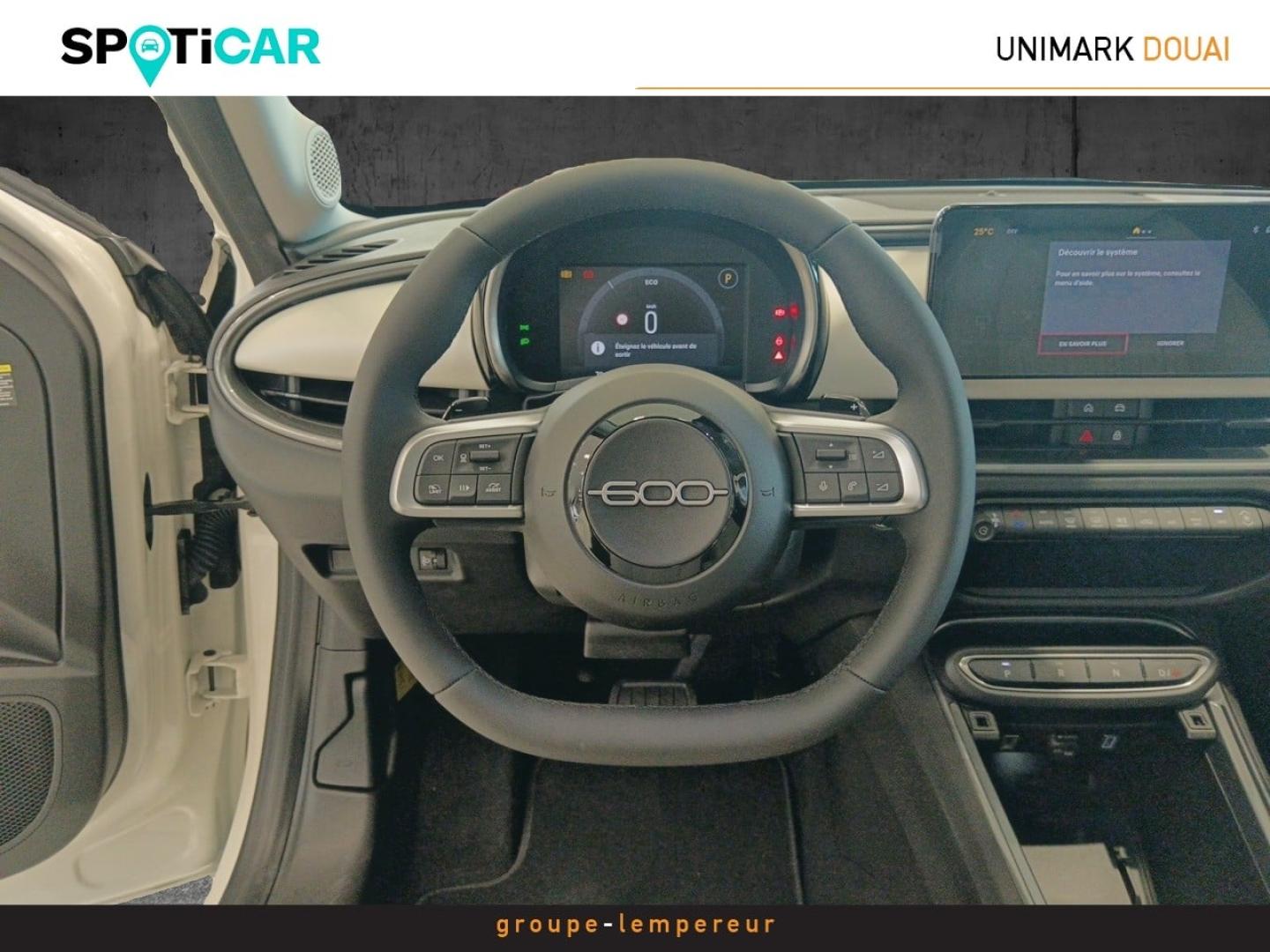 Image FIAT 600 1.2 Hybrid Turbo 145ch La Prima eDCT6