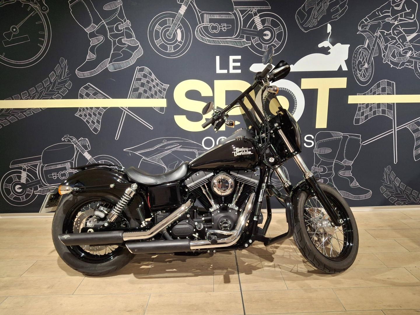 Image HARLEY-DAVIDSON Dyna Street Bob Dyna Street Bob 1690 Noir ABS 2017