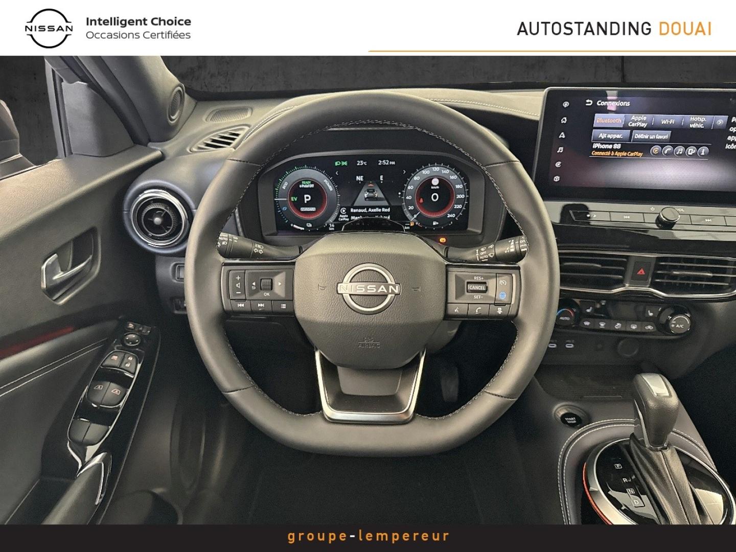 Image NISSAN Juke B.6 Hybrid 143 Pulse Vert Cayuga + Pack Hiver
