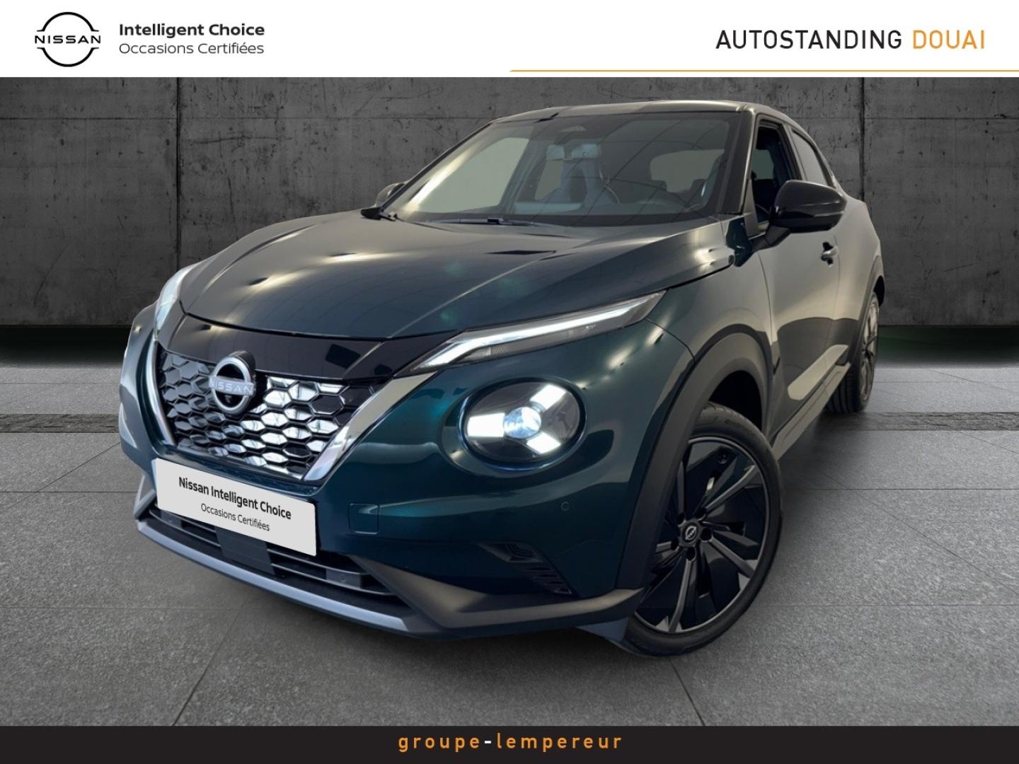 Photo NISSAN Juke B.6 Hybrid 143 Pulse Vert Cayuga + Pack Hiver