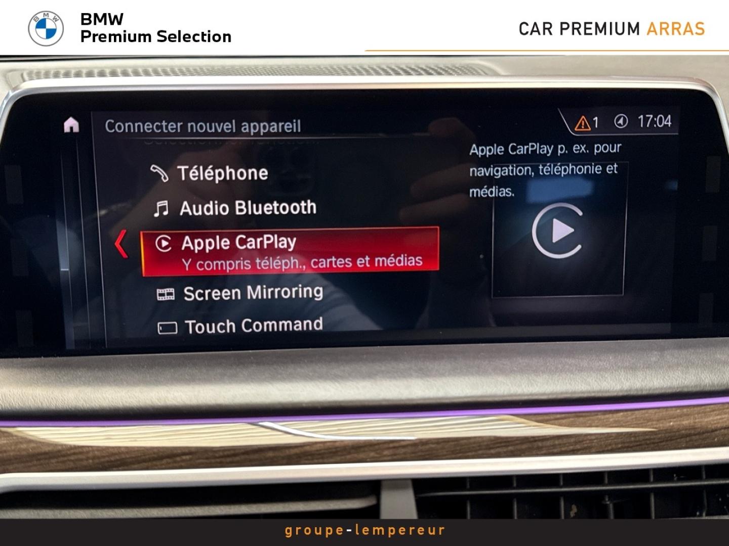 Image BMW Série 7 740eA iPerformance 326ch Exclusive Euro6d-T