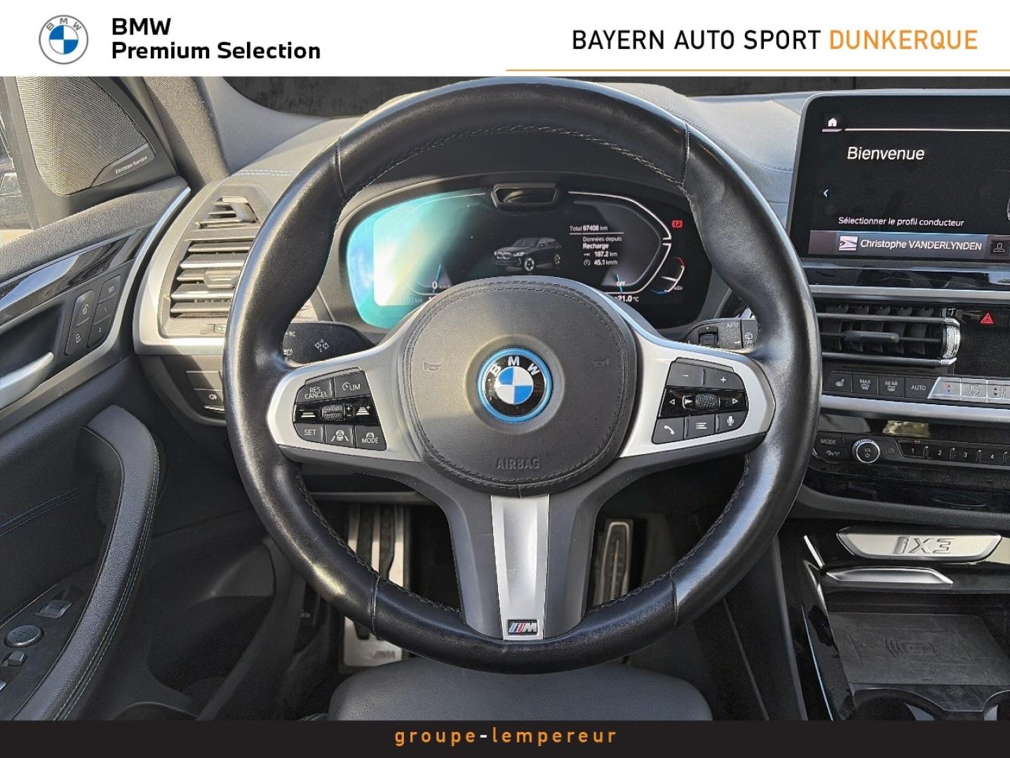 Image BMW iX3 M sport 286ch Inspiring 6cv