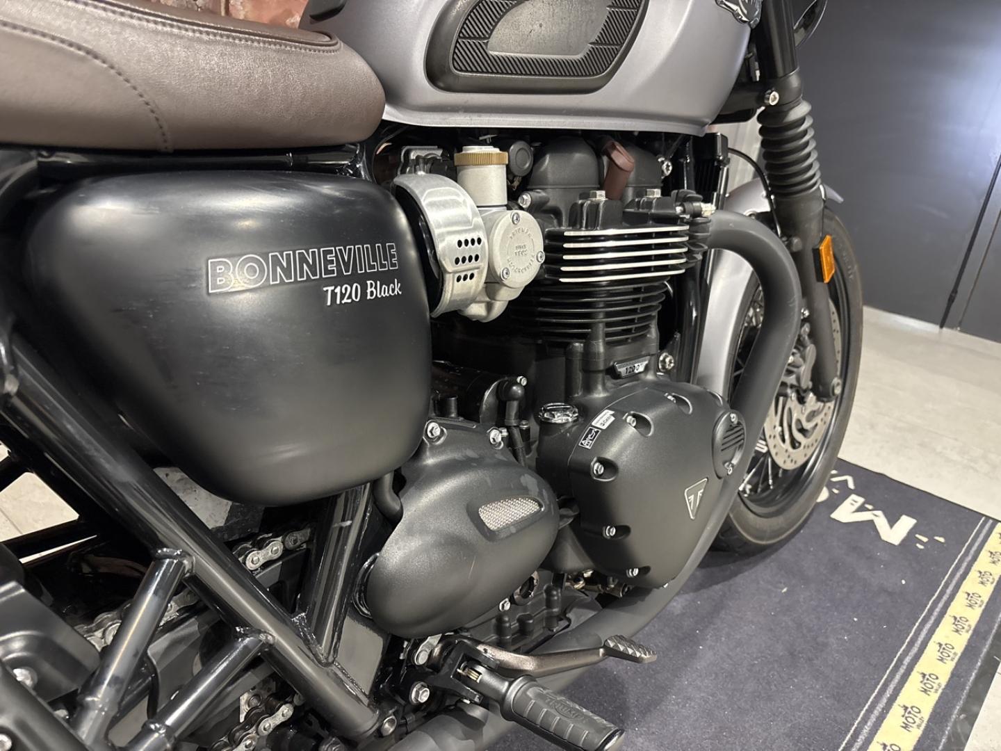 Image TRIUMPH Bonneville Bonneville T120 1200 Black ABS