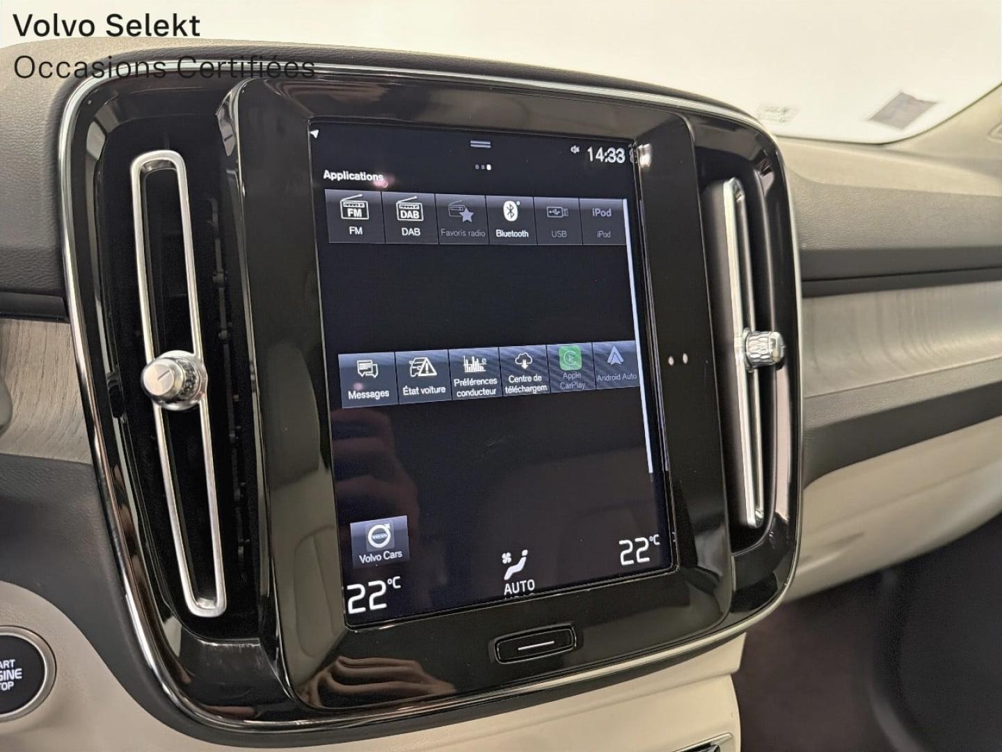 Image VOLVO XC40 T5 Recharge 180 + 82ch Inscription DCT 7