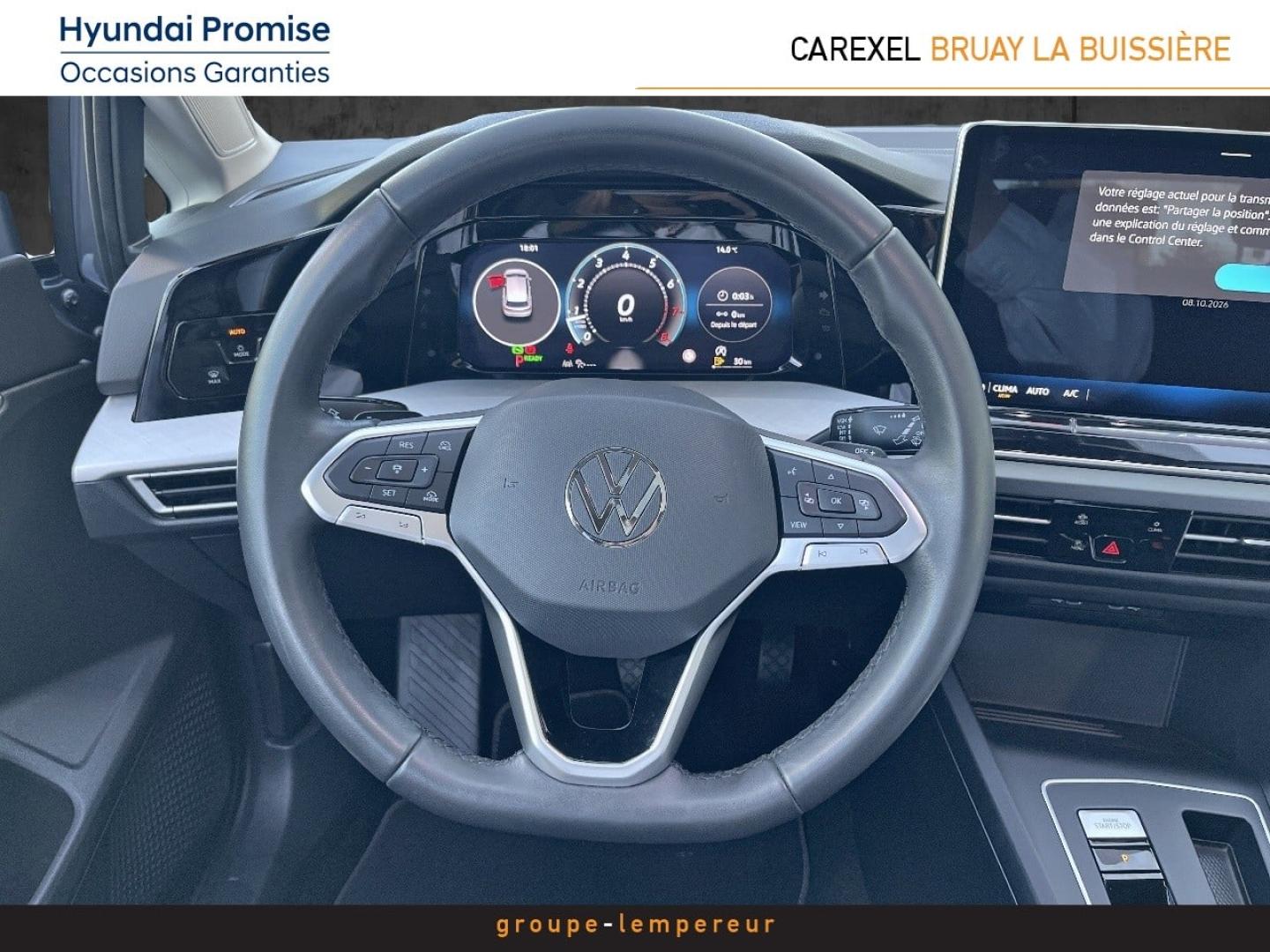Image VOLKSWAGEN Golf 1.5 eTSI EVO2 116ch VW Edition DSG7