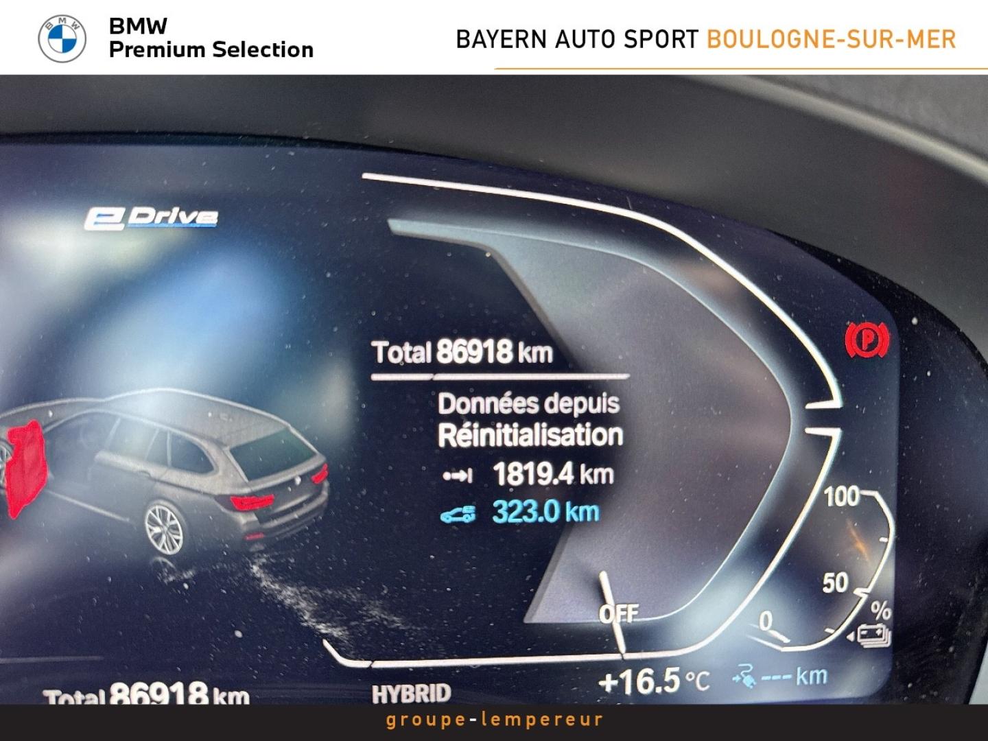 Image BMW Série 5 Touring 530eA xDrive 292ch M Sport Steptronic 10cv