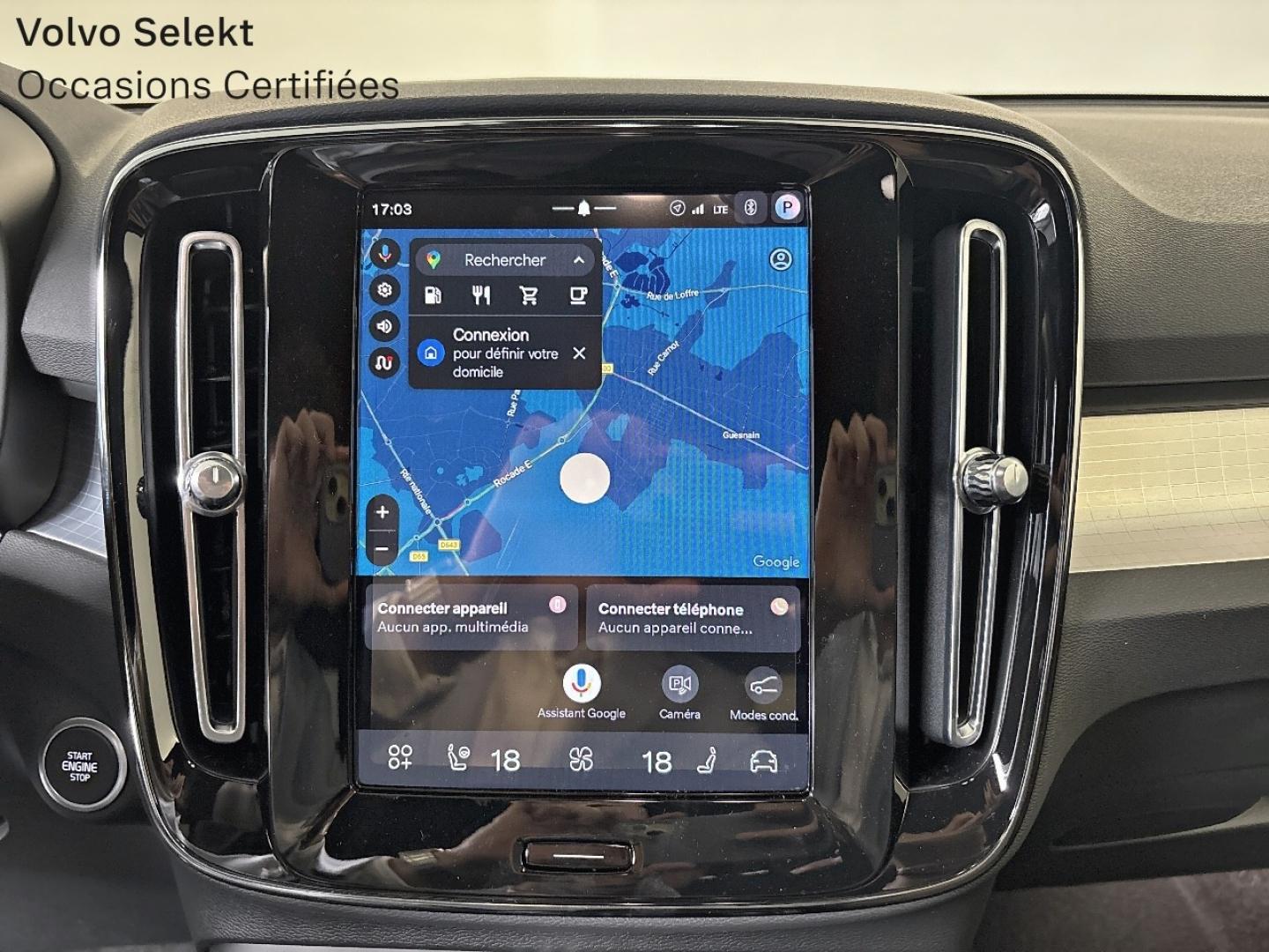 Image VOLVO XC40 B3 163ch Black Edition DCT 7