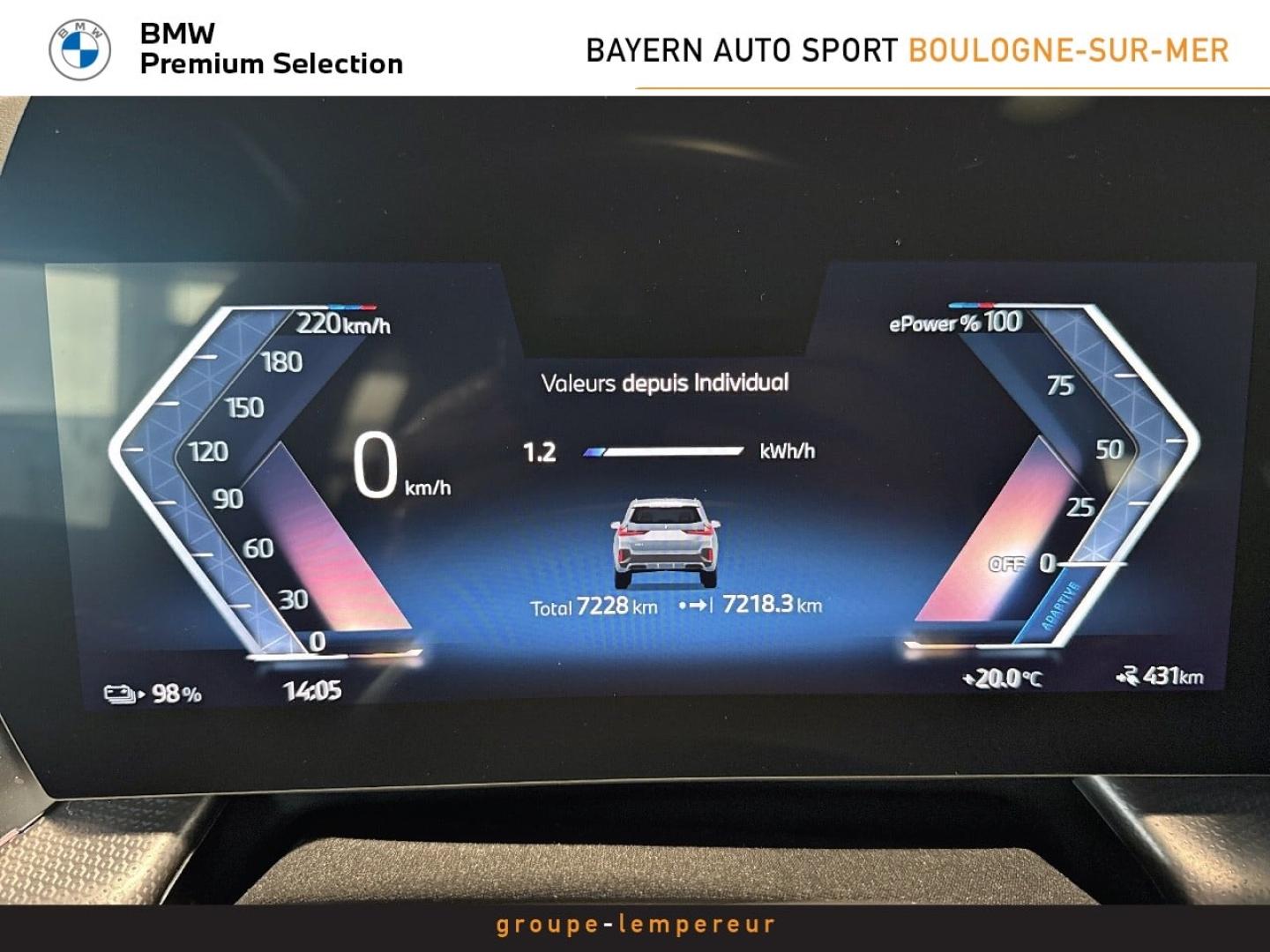 Image BMW X1 ieDrive20 204ch M Sport