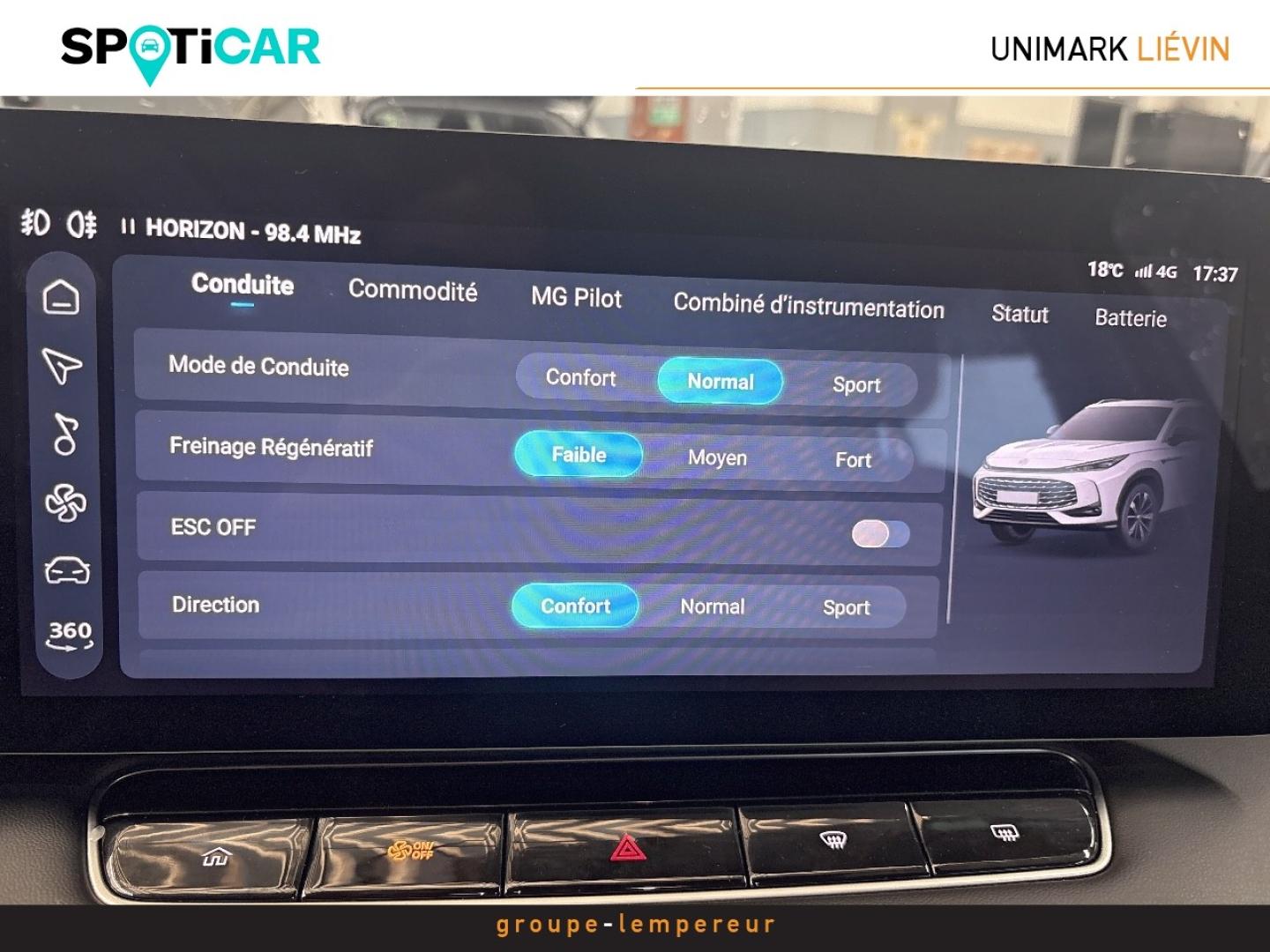 Image MG MOTOR EHS 1.5 Hybrid+ 224ch Luxury