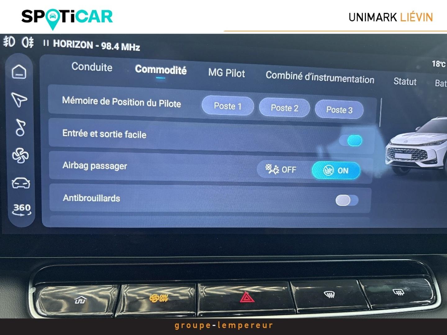 Image MG MOTOR EHS 1.5 Hybrid+ 224ch Luxury