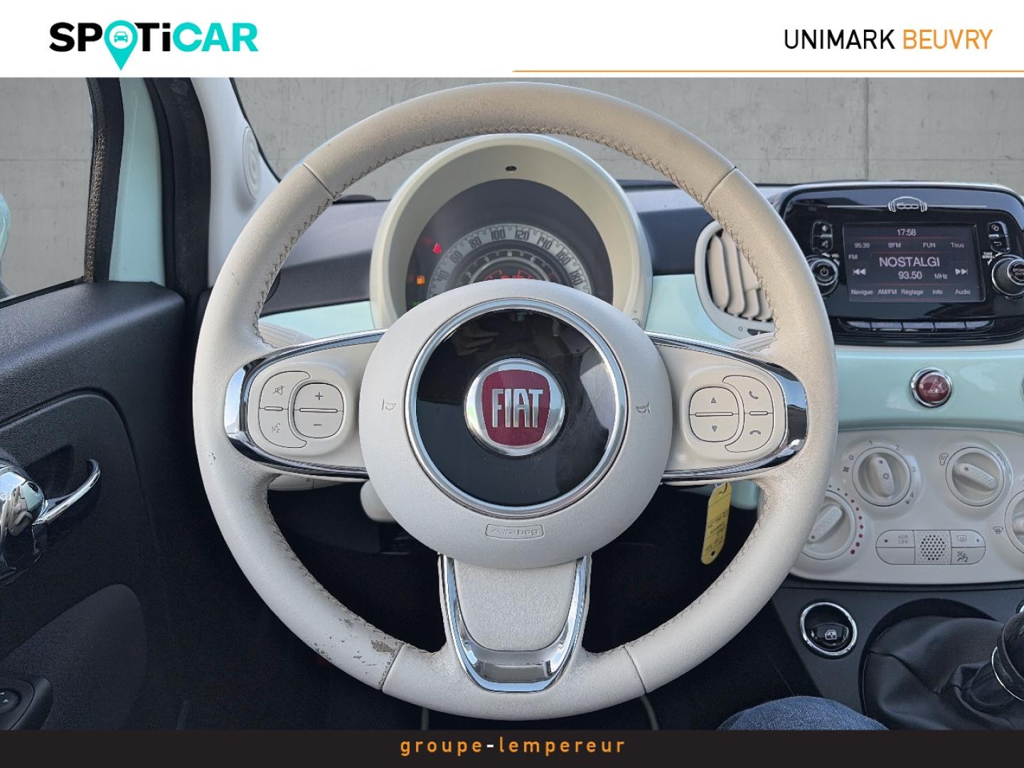 Image FIAT 500 1.2 8v 69ch Lounge
