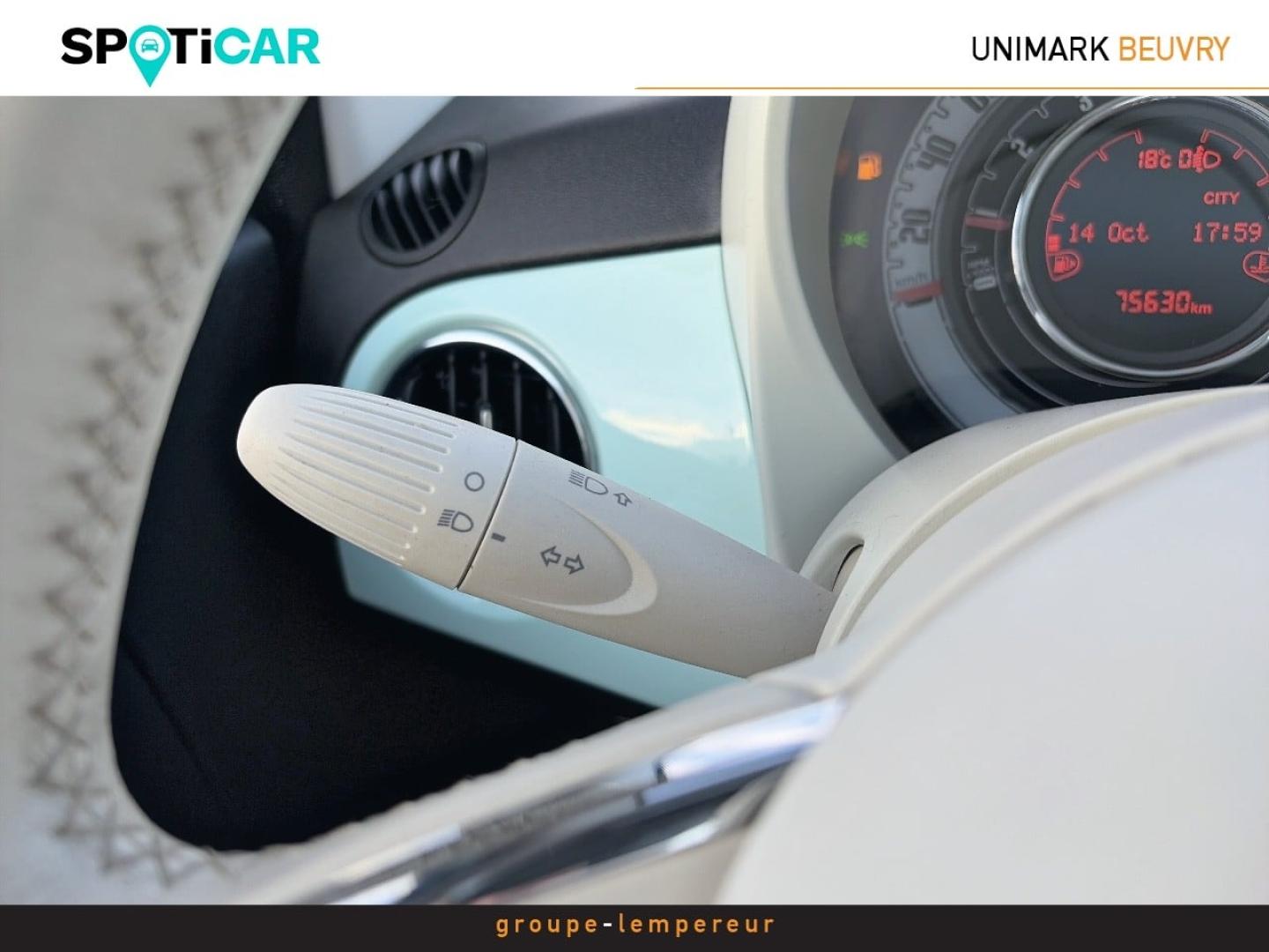 Image FIAT 500 1.2 8v 69ch Lounge