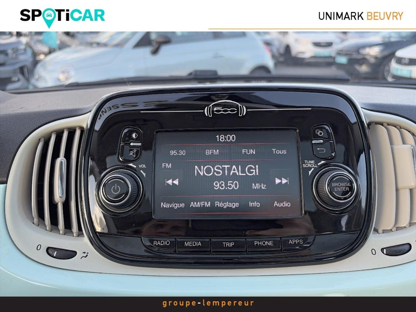 Image FIAT 500 1.2 8v 69ch Lounge