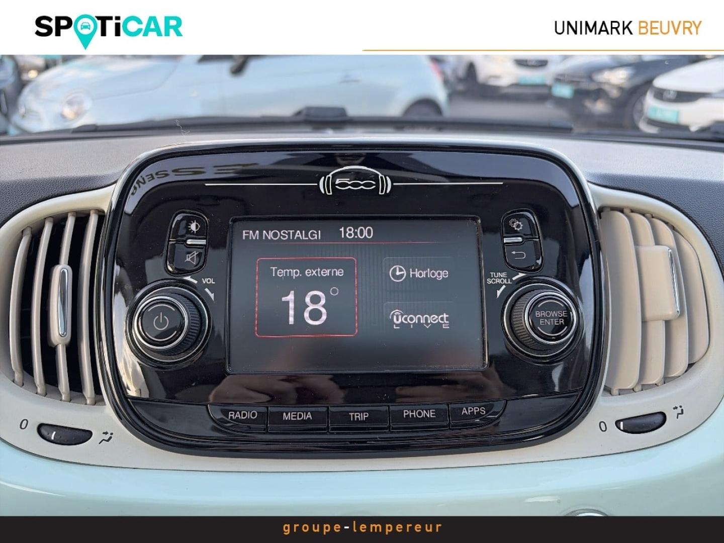Image FIAT 500 1.2 8v 69ch Lounge