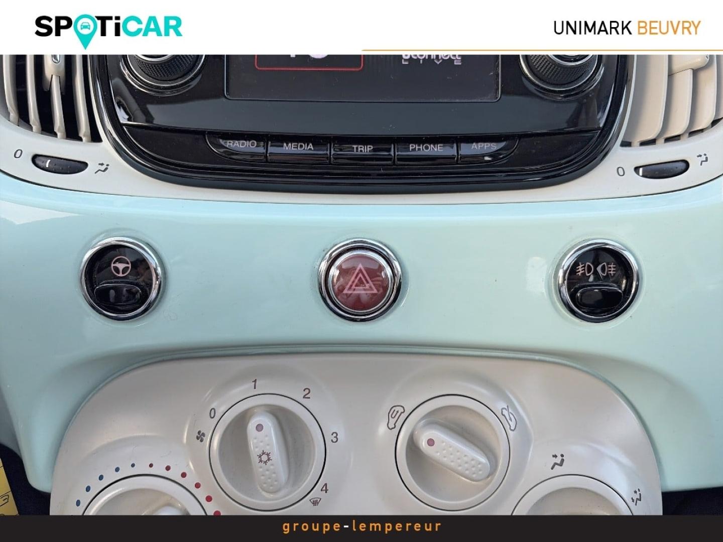 Image FIAT 500 1.2 8v 69ch Lounge