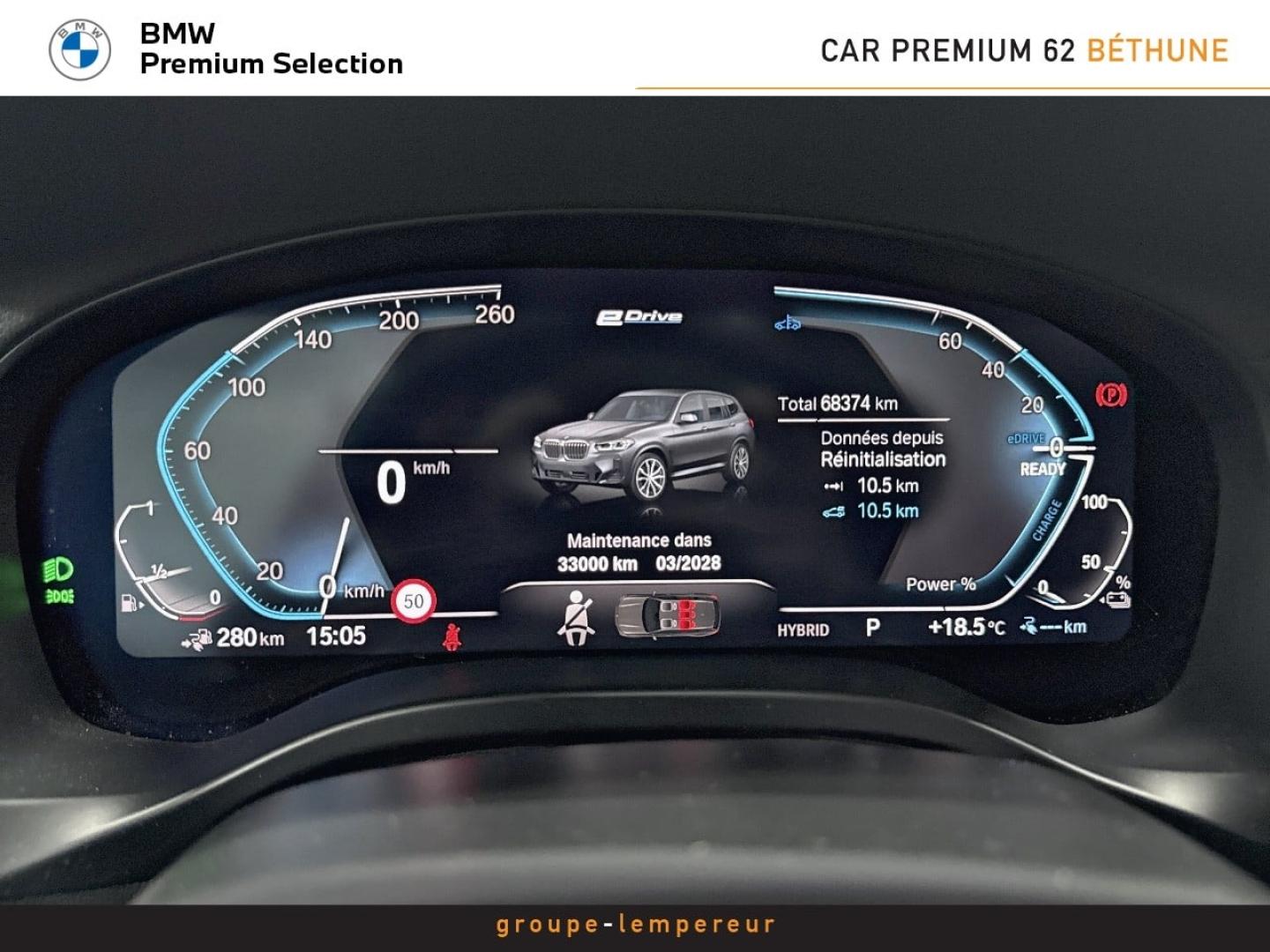 Image BMW X3 xDrive30e 292ch M Sport
