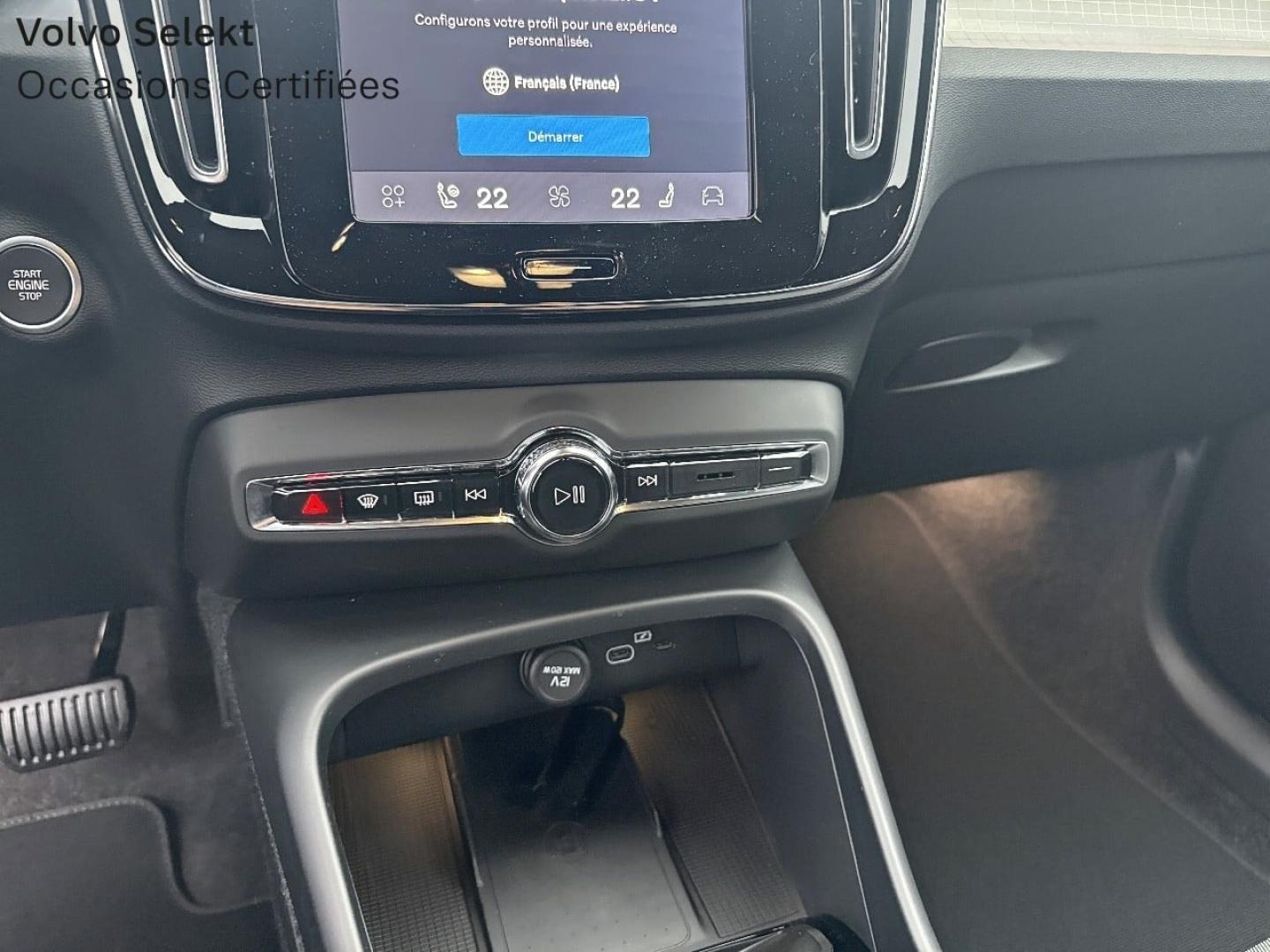 Image VOLVO XC40 B3 163ch Black Edition DCT 7